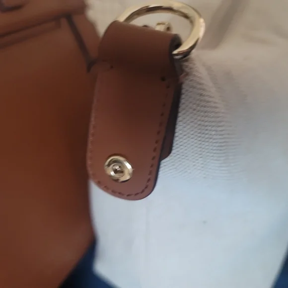 Cole Haan Brown Woven Leather Bag - STUNNING - Picture 15 of 16